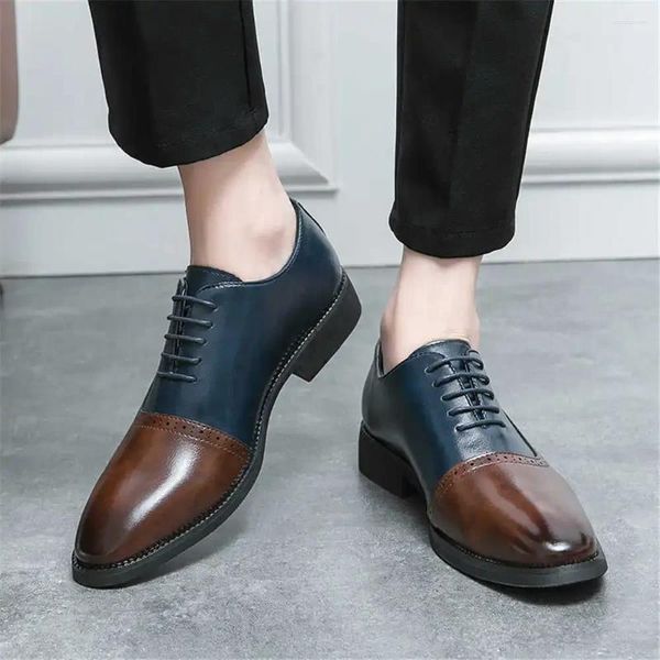 Chaussures habillées à talons en cuir synthétique pour hommes talons chinois noirs pour hommes baskets de mariage sport en Tnis
