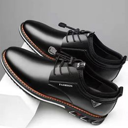 Chaussures habillées hauteur augmentant UK décontracté chaussure unique chaussures en cuir officiel hommes denim confortable bas haut 231215