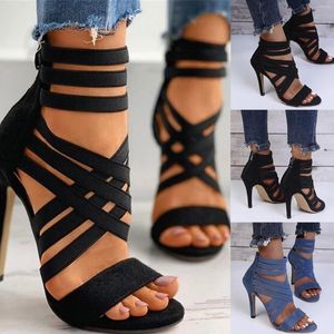 Zapatos de vestir botas de tacón altas para mujeres menores de 10 dólares talla 13 tacones con cremallera sandalias casuales moda transpirable moda