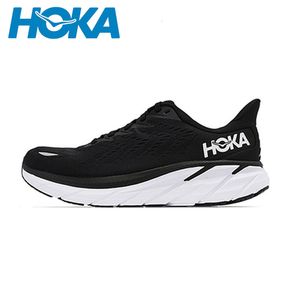 Chaussures habillées HOKA Clifton 8 Running Sneakers Hommes Flick Road Respirant Femmes Léger Portable Antidérapant Coussin Casual Luxe Chaussures De Tennis 230809