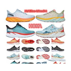 Chaussures Habillées Hoka One Running Designer Carbon X2 Clifton 8 Absorption Des Chocs Route Bondi Hommes Femmes Fresh Foam Tralight Semelle Intercalaire Platfor Dhnro