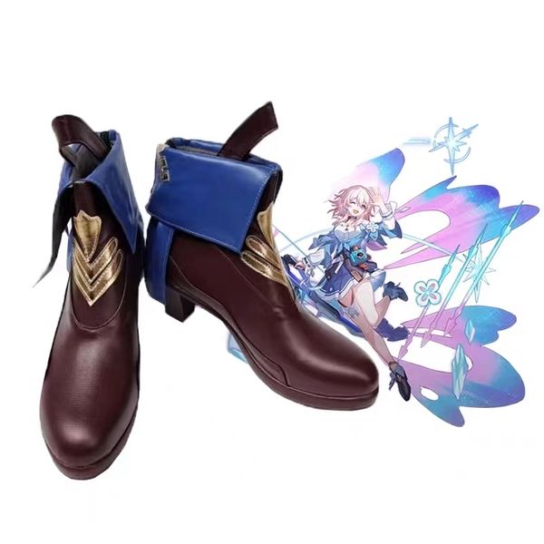 Chaussures Habillées Honkai Star Rail 7 Mars Cosplay Série Prop Chaussures Anime Et Manga Jeu Thème Personnage Chaussures Mode Bottes Décoratives 230519