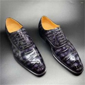 Chaussures habillées Hurtishi Hommes Mâle Frmal Crodfdile Leatrter Arrivée