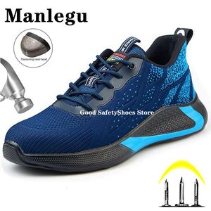 Zapatos de vestir Zapatillas de trabajo indestructibles Hombres Mujeres Seguridad Transpirable Punta de acero Construcción ligera 230726