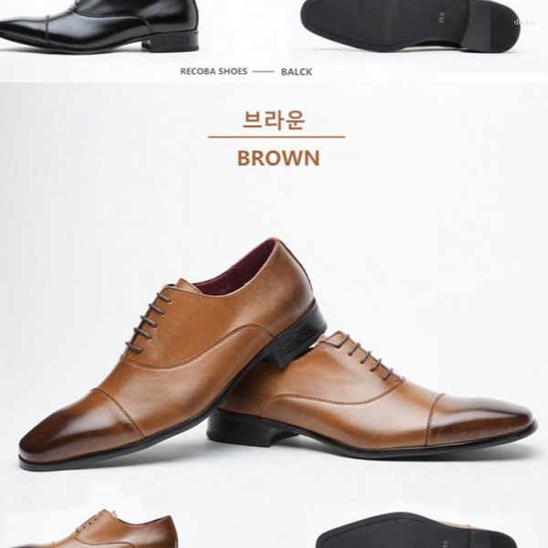 Zapatos de vestir Estilo japonés Línea de tres secciones Hombres Verbal Business Formal Casual