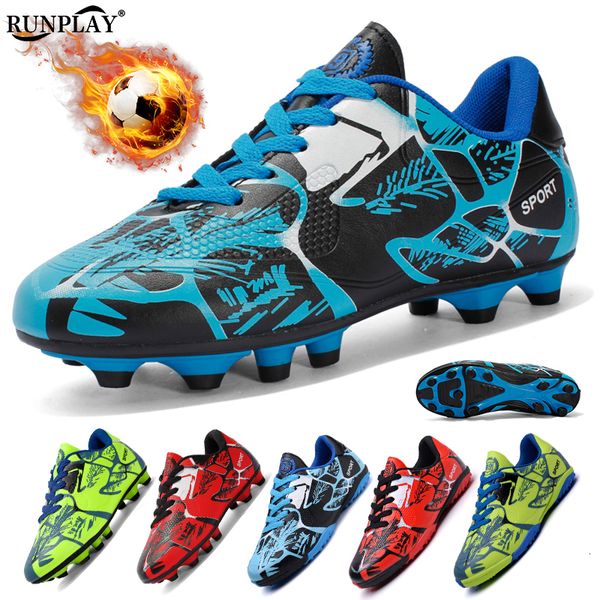 Chaussures habillées Chaussures de football pour enfants FG / TF Bottes de football Crampons d'intérieur pour enfants Baskets d'herbe Garçons Filles Entraînement athlétique en plein air Chaussures de sport 230717