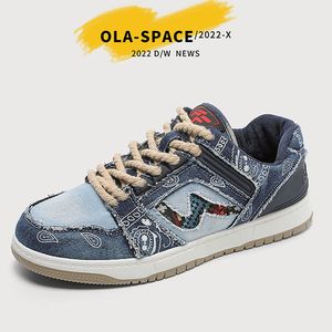 Chaussures habillées KLYWOO Vente Mocassins Denim Toile Baskets Hommes Hip Hop Casual Hommes Chaussures Tennis pour Hommes Chaussures De Course Voyage De Luxe Streetwear 230630