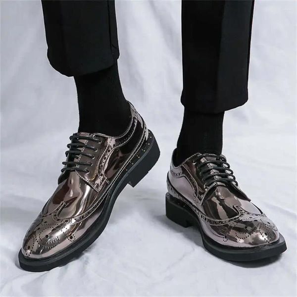 Chaussures habillées à lacets petits numéros d'origine marque de tennis masculin talons élégant homme pour hommes à offrir des baskets