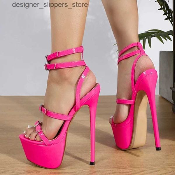 Chaussures habillées liyke style style sexy talons hauts plate-forme sandales femme fashion ouverte en dentelle enracineuse hauts hauts