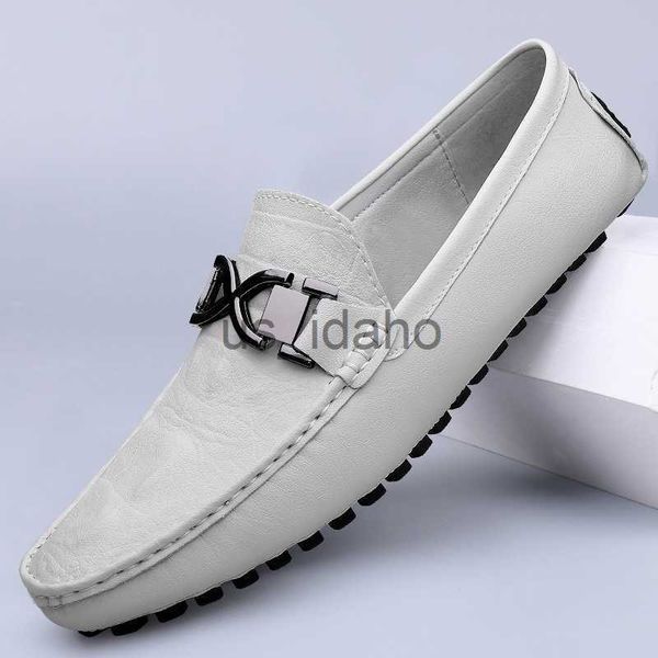 Zapatos de vestir Mocasines Hombres Zapatos de marca de lujo Zapatos casuales italianos de cuero Mocasines de hombre Mocassin Homme Mocasines Hombre Slip-ons Loafer J230808