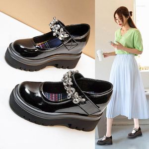 Dress Shoes Lolita voor vrouwen Japanse stijl Mary Jane Vintage Girls High Heel Platform College Student E864