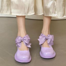 Kledingschoenen lolita dames hoge hakpompen boog zapatillas mujer veer Japanse stijl gesp belf