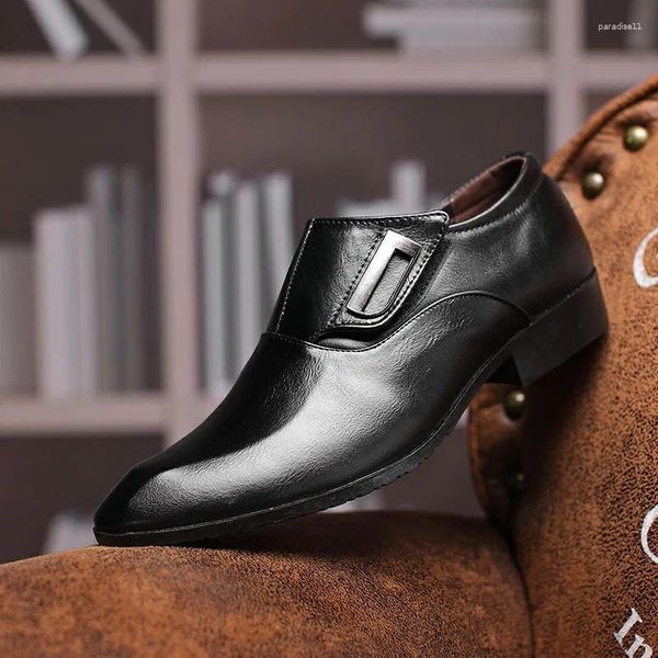 Chaussures habillées Designer de luxe Monk Strap Noir Marron Oxford pour hommes Formel Mariage Bal Homecoming Sapatos Tenis Masculino