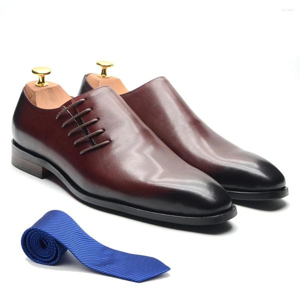 Robe chaussures de luxe hommes italien Oxford mode lacet conception mariage coupe entière bureau d'affaires fête formelle pour