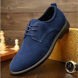 Chaussures habillées mâle daim cuir laçage hommes bureau affaires décontracté Zapatos De Hombre hommes chaussure