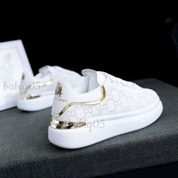 Maogu 2023 Comfortabele en elegante damesschoenen Heren Hoge kwaliteit Witte dikke zolen Casual paar Platformschoenen Dames Sneakers 44 T231125