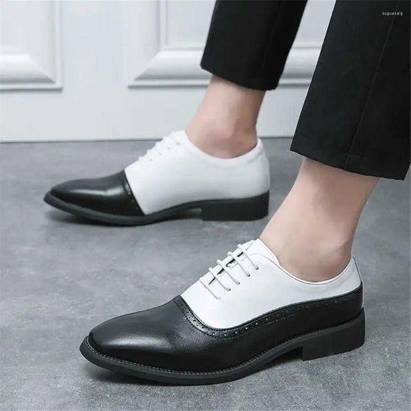 Zapatos de vestir se casan con tenis sin resbalón para los tacones descalzos hombres elegantes zapatillas de zapatillas de deporte teni-et-et-leisure