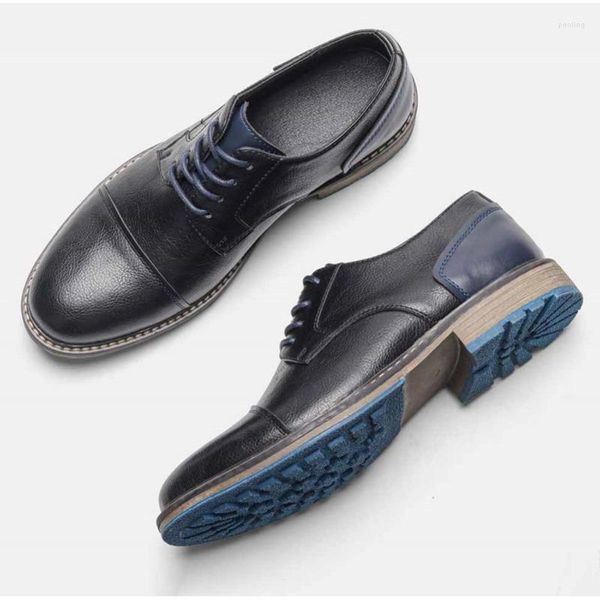 Chaussures habillées Hommes Casual Design Formel LuxueuxConvient pour tomber en cuir véritable Temps limité