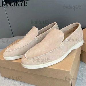 Chaussures habillées Hommes Classique Nude Marche Chaussures Mocassins Plats Chaussures Véritable Daim Bout Rond Semelle En Caoutchouc Slip-on Chaussures Plates Vente Chaude Chaussures De Marque Formelle babiq05