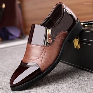 Dress Shoes Men Leather Fall Products Business Formal Wedding British Youth Office Luxe