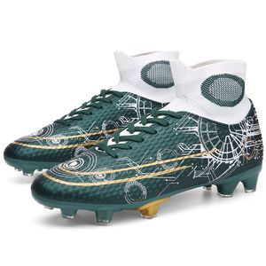 Chaussures habillées Hommes Football en plein air Top Qualité Cheville Turf Football Crampons Ultraléger Tendance Herbe Formation Sport Chaussures FGTF Baskets 221125