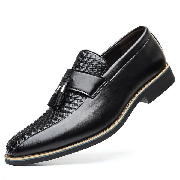 Zapatos de vestir Hombres Calidad Formal Negocio Oxford Marca Boda Puntiagudos Zapatos Hombre
