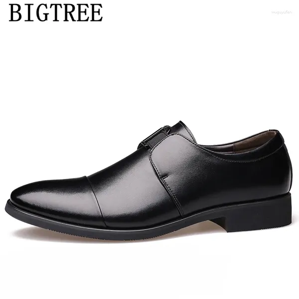 Zapatos de vestir para hombre 2024 para hombre de la boda marcas italianas coiffeur marrón hombres elegantes zapatos formal hombre