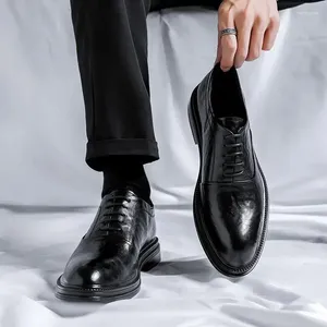 Chaussures habillées Business Men Formal Wear Mocasins Casual British Lazy