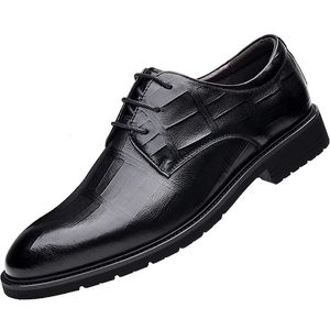 Chaussures habillées Chaussures en cuir véritable pour hommes, bout carré, robe d'affaires haut de gamme, chaussures formelles respirantes et confortables 231130