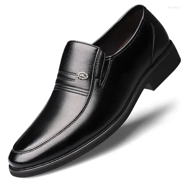 Chaussures habillées pour les hommes Slip-On Formel Resistant sans glissement Smart Casual for Business