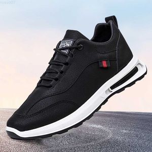 Jurk Schoenen Mannen Sneakers PU Ademende Loopschoenen Mannelijke Lichtgewicht Sportschoenen Atletische Sneakers Grote Maat L230717