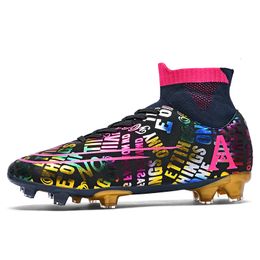 Zapatos de vestir Hombres Zapatos de fútbol TF / FG Tobillo alto Ultraligero antideslizante Entrenamiento al aire libre Botas de fútbol Tacos transpirables Hierba Cómodo 230914