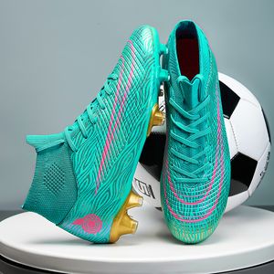 Zapatos de vestir Hombres Fútbol TFMG Tobillo alto Calcetín Botas de fútbol Niños Adolescentes Adultos Niños Tacos Hierba Entrenamiento Partido Deporte Sneaker 230105