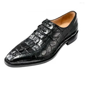 Chaussures habillées Menggeka Men de Crocodile en cuir mâle