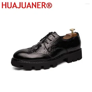 Robe chaussures hommes décontracté luxe marque formelle mode élégant Oxford fête mariage richelieu Zapatos De Hombre Fiesta