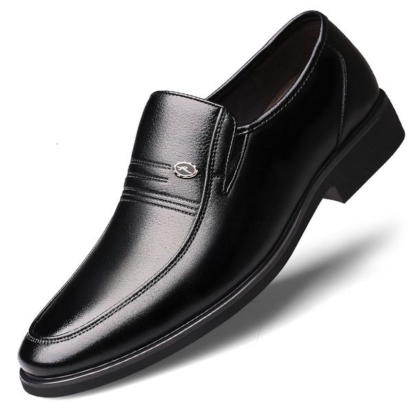 Chaussures habillées hommes mode bout pointu hommes affaires décontracté marron noir cuir Oxfords Zapatos De Hombre 230510