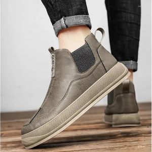 Robe chaussures hommes en cuir mode hommes décontracté respirant plat pour noir blanc baskets mâle zapatillas de hombre