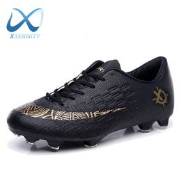 Dress Shoes Mens Outdoor Ultralight Soccer Nonslip FGTF Boys Football Boots Kids Sport Training Sneakers Cleats Unisex 221125