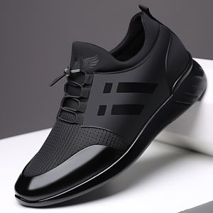 Kleding schoenen heren sneakers rubberen schoenen hoogte verhoog 6 cm 8 cm lopende sportschool mannetjes ademende casual schoenen lichtgewicht sportschoenen voor mannen 230210