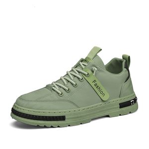 Dress Shoes Mens Vulcanize 2023 Fashion Army Green Canvas Sneakers for Men Comfortable Spring Autumn Skateboard Youth 230912