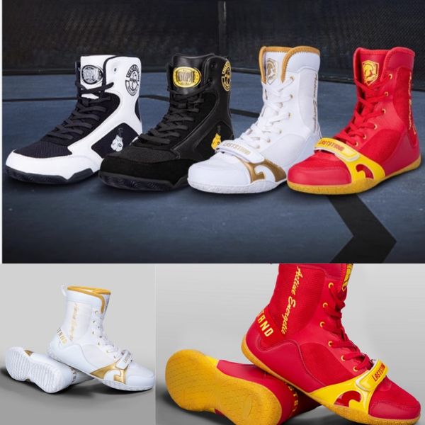 Chaussures habillées Chaussures de lutte pour hommes Baskets de lutte professionnelle Chaussures de boxe de luxe Chaussures de boxe légères GAI