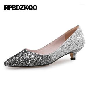 Zapatos de vestir Multi color damas europeas puntiagudas novia 3 cm 1 pulgada 12 44 bombas más tamaño stiletto tacones altos boda púrpura