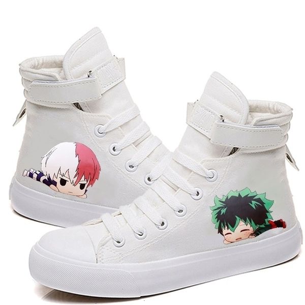 Chaussures habillées My Hero Academia S o Todoroki Baskets montantes en toile imprimées 230927