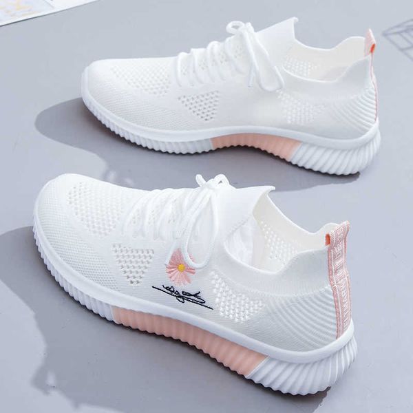 Zapatos de vestir Nuevas zapatillas de deporte para mujer 2023, zapatos informales de tacón alto para verano y otoño, zapatos de plataforma con cuña para mujer, zapatillas deportivas con parte inferior gruesa AA230328