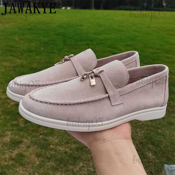 Zapatos de vestir Mocasines con colgante de borla color carne Zapatos planos Mujer Ante real Punta redonda Slip-on Zapatos casuales para caminar Venta caliente Confort Zapatos de marca de lujo babiq05