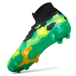 Dress Shoes OEM Superfly Football Boots Men Sports Cleats Soccer Shoes AG Kids Trainers Sneakers High Top Sock Athletic Foot Ball Shoes Man 230815