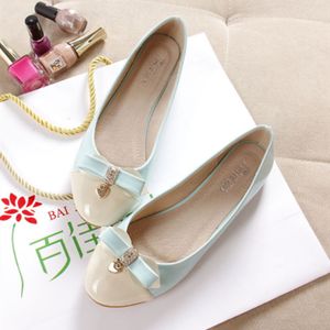 Dress Shoes Patchwork Leather Flats For Women 2023 Bow Crystal Love Heart Ballerine Round Toe Cute Beige Soft Sole Slipon Pinkish 40 230220