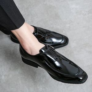 Geklede schoenen Lakleer Echte loafers voor heren Klassiek Italiaans Casual Feestkantoor Trouwschoenenbuty