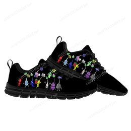 Kleding Schoenen Pikmin Sport Cartoon Game Heren Tiener Kinderen Sneakers Mode Hoge Kwaliteit Sneaker Custom Built 231017