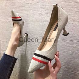 Kleding schoenen puntige teen fetisj luxe designer vrouw extreme muilezels super hoge hakken vrouwen sexy schoenen dames pompen vliegen weven j230815